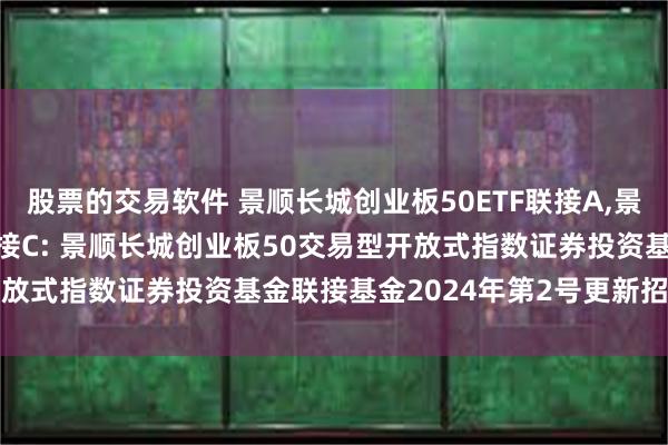 股票的交易软件 景顺长城创业板50ETF联接A,景顺长城创业板50ETF联接C: 景顺长城创业板50交易型开放式指数证券投资基金联接基金2024年第2号更新招募说明书