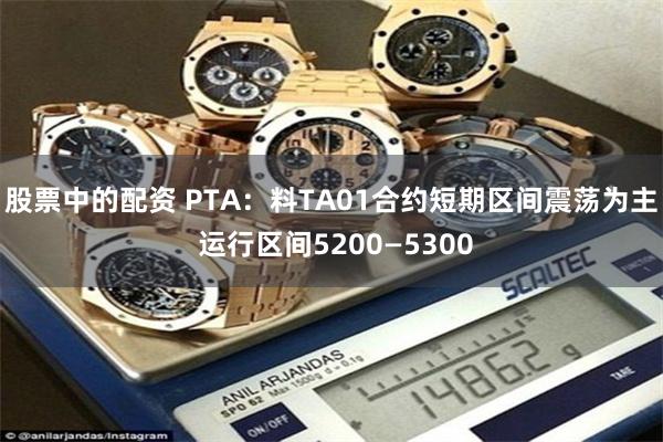 股票中的配资 PTA：料TA01合约短期区间震荡为主 运行区间5200—5300